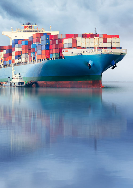 Shipping boat